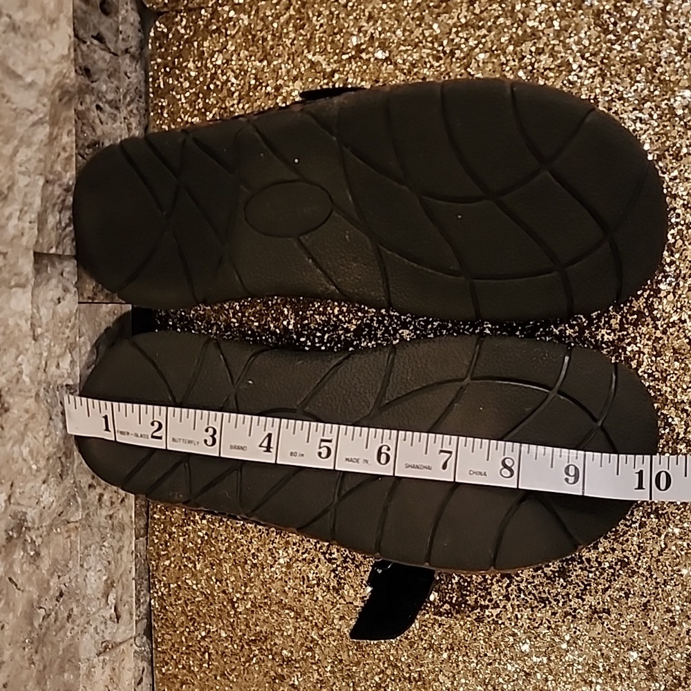 EARTH ORIGINS BLACK  FLAT COMFORT SHOES SIZE 7 GOOD CONDITION - Picture 8 of 12
